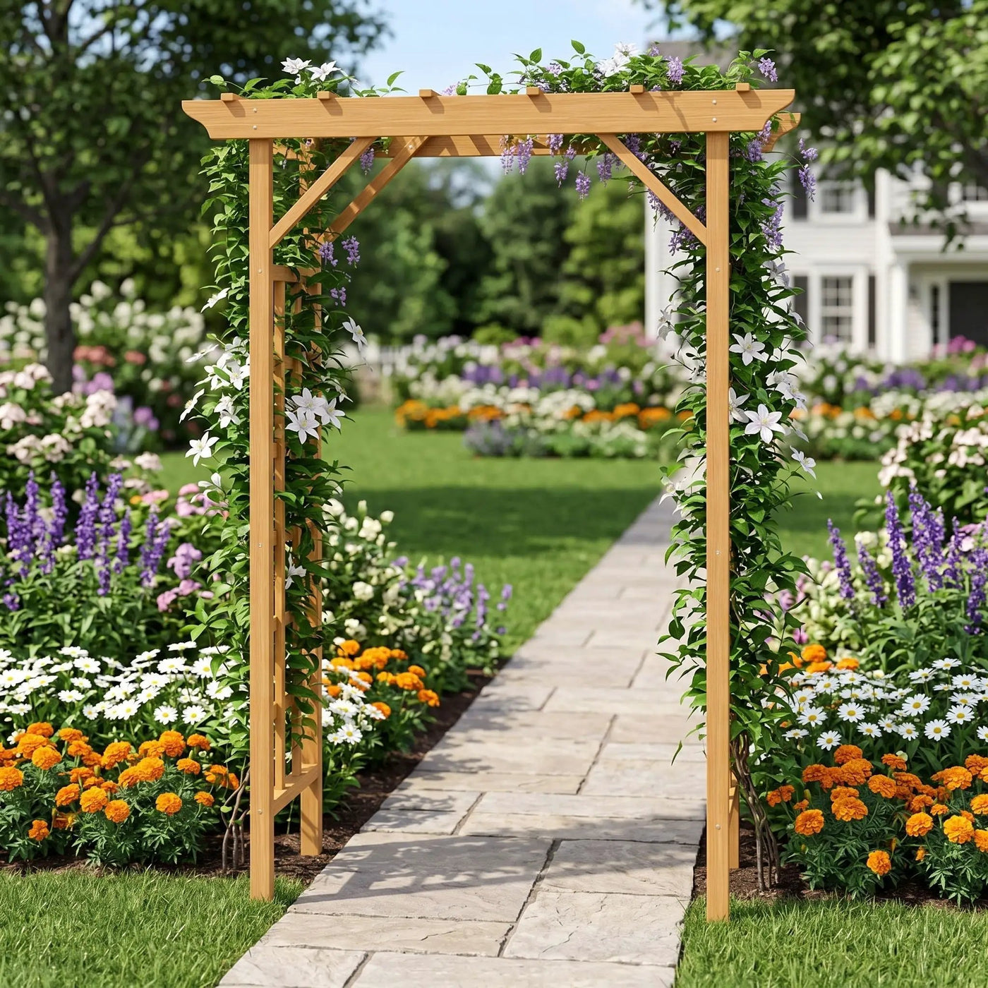 Wedding Arbor With Trellis Design by HouseOfZazla
