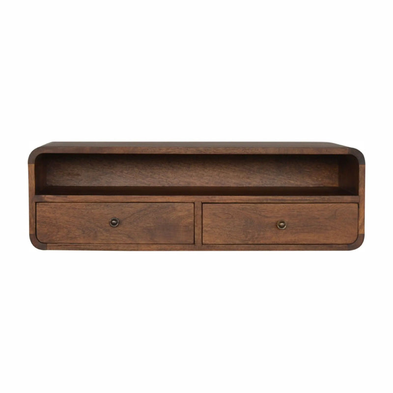Floating Open Console - Chestnut by HouseOfZazla