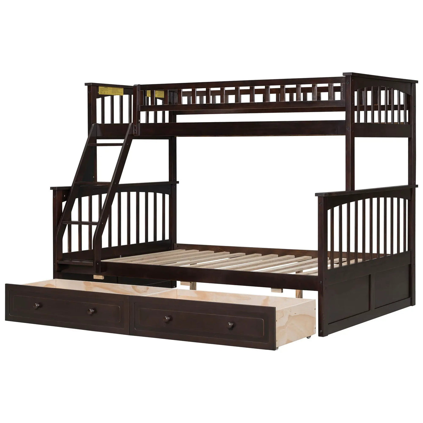 Bunk Bed With Drawers, Convertible Storage Bed by HouseOfZazla