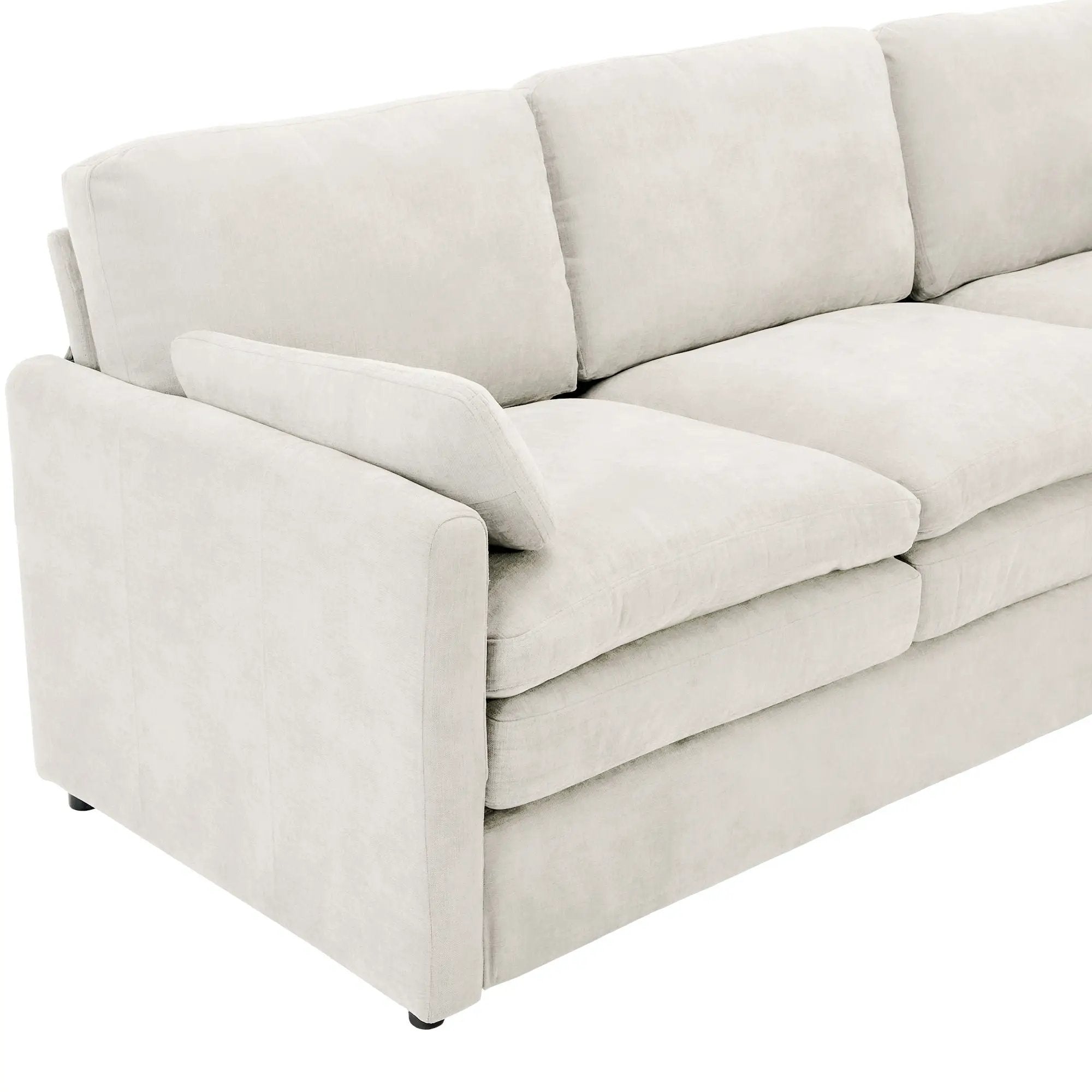 Cozy Upholstered 3 Seater Sofa Cushion For Living Room by HouseOfZazla