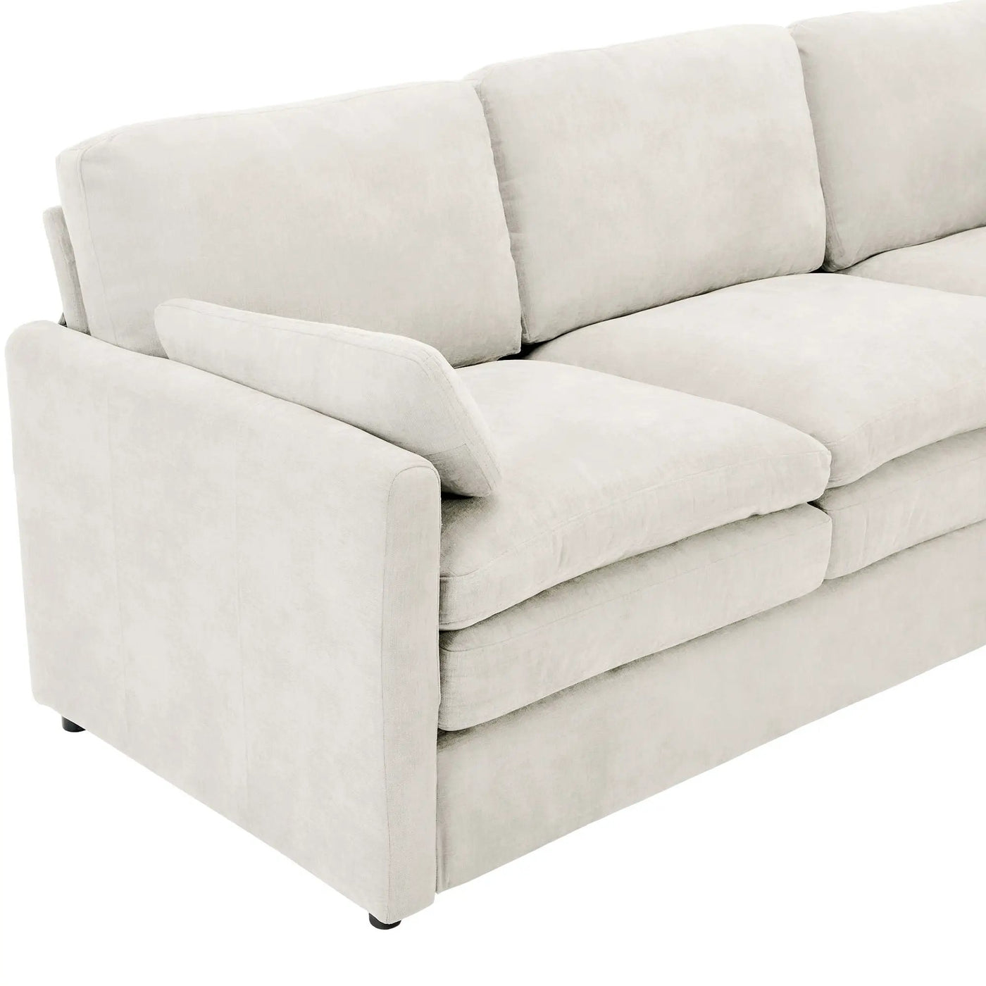 Cozy Upholstered Cushion Loveseat Sofa For Living Room by HouseOfZazla