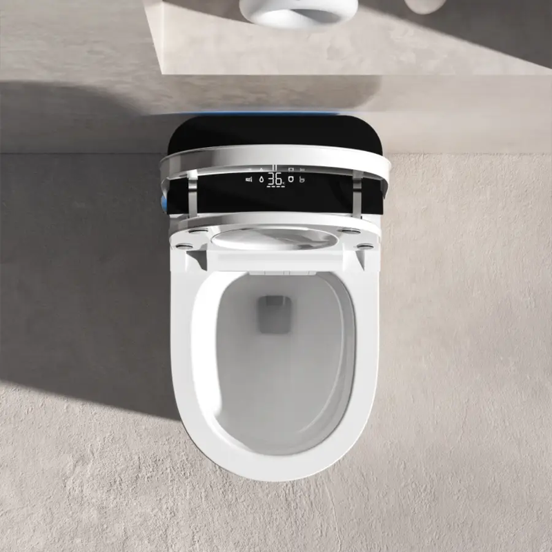 Fully Intelligent Toilet Household Fully Automatic Flip Cover by HouseOfZazla