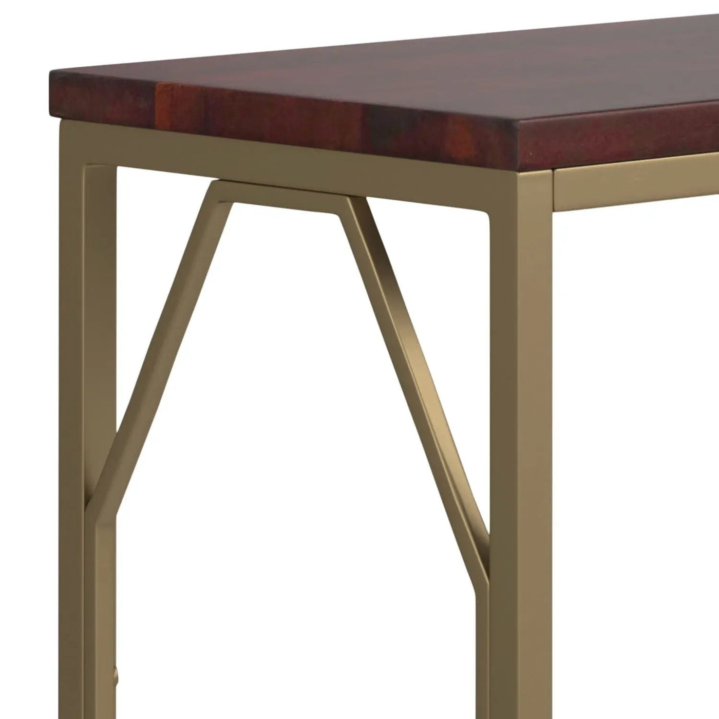 Selma - Handcrafted Metal And Wood Accent Table by HouseOfZazla