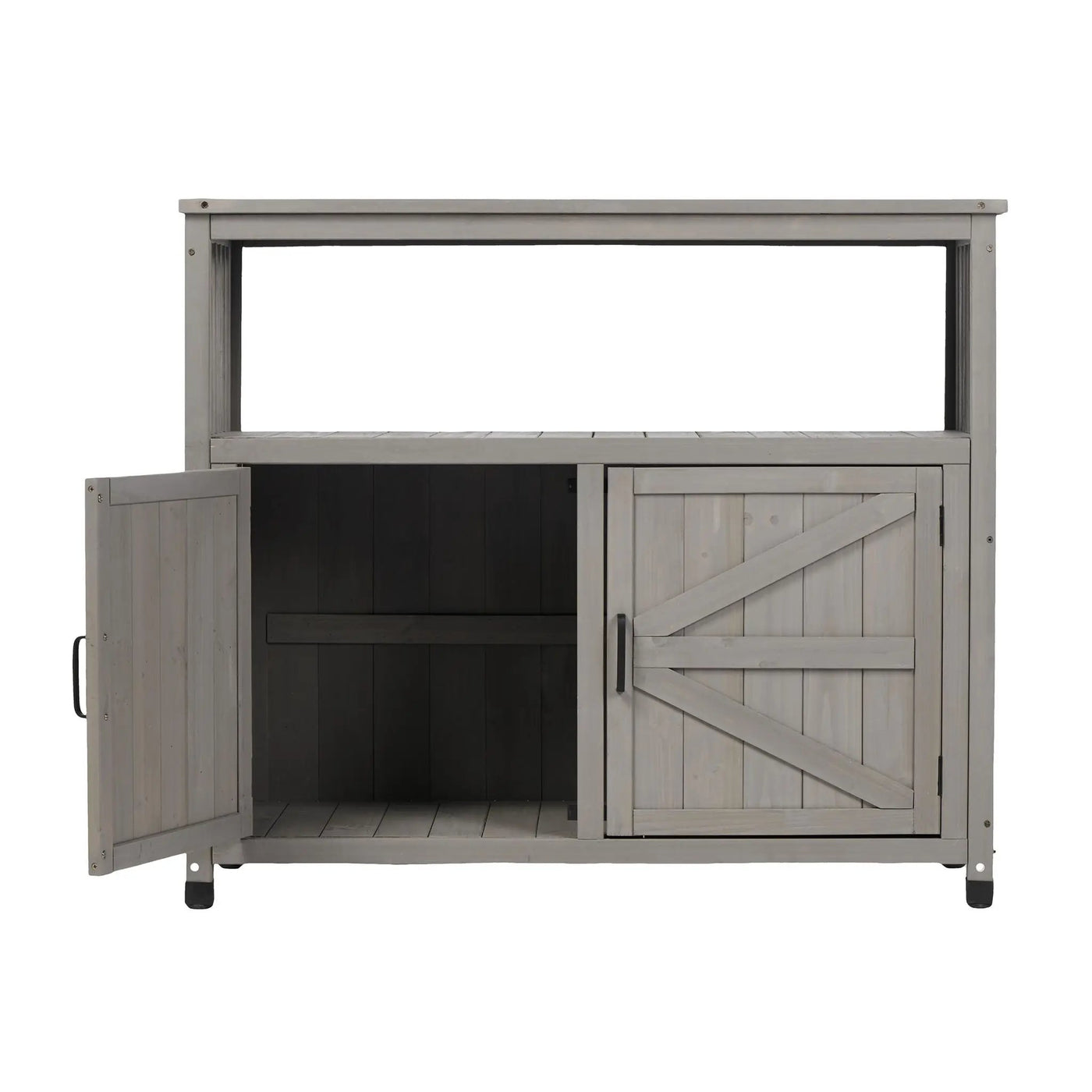 Patio Bar Table Set With Storage by HouseOfZazla