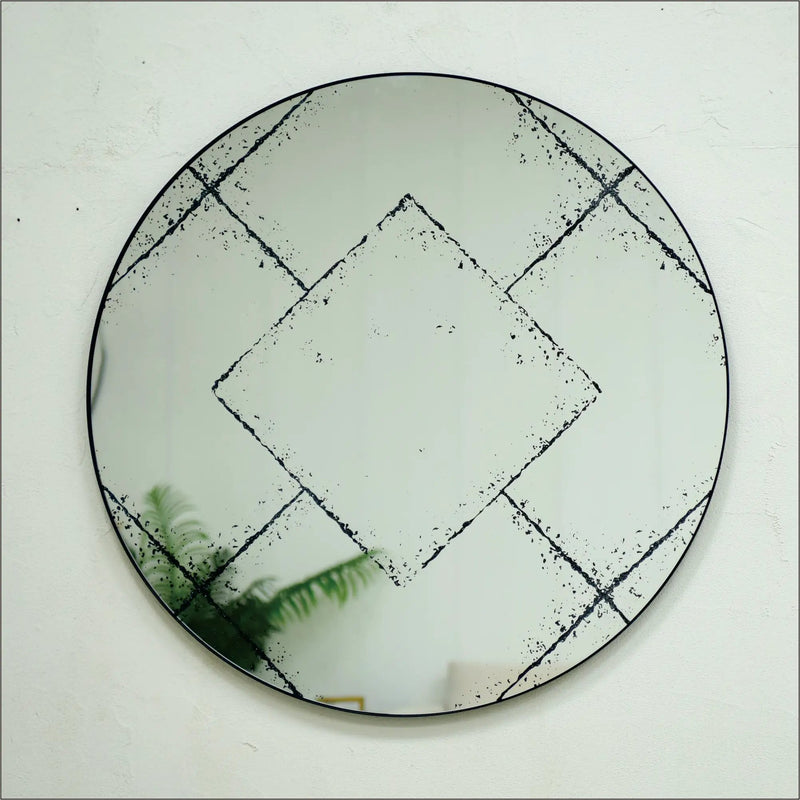 Round Wall-Mounted Mirror by HouseOfZazla