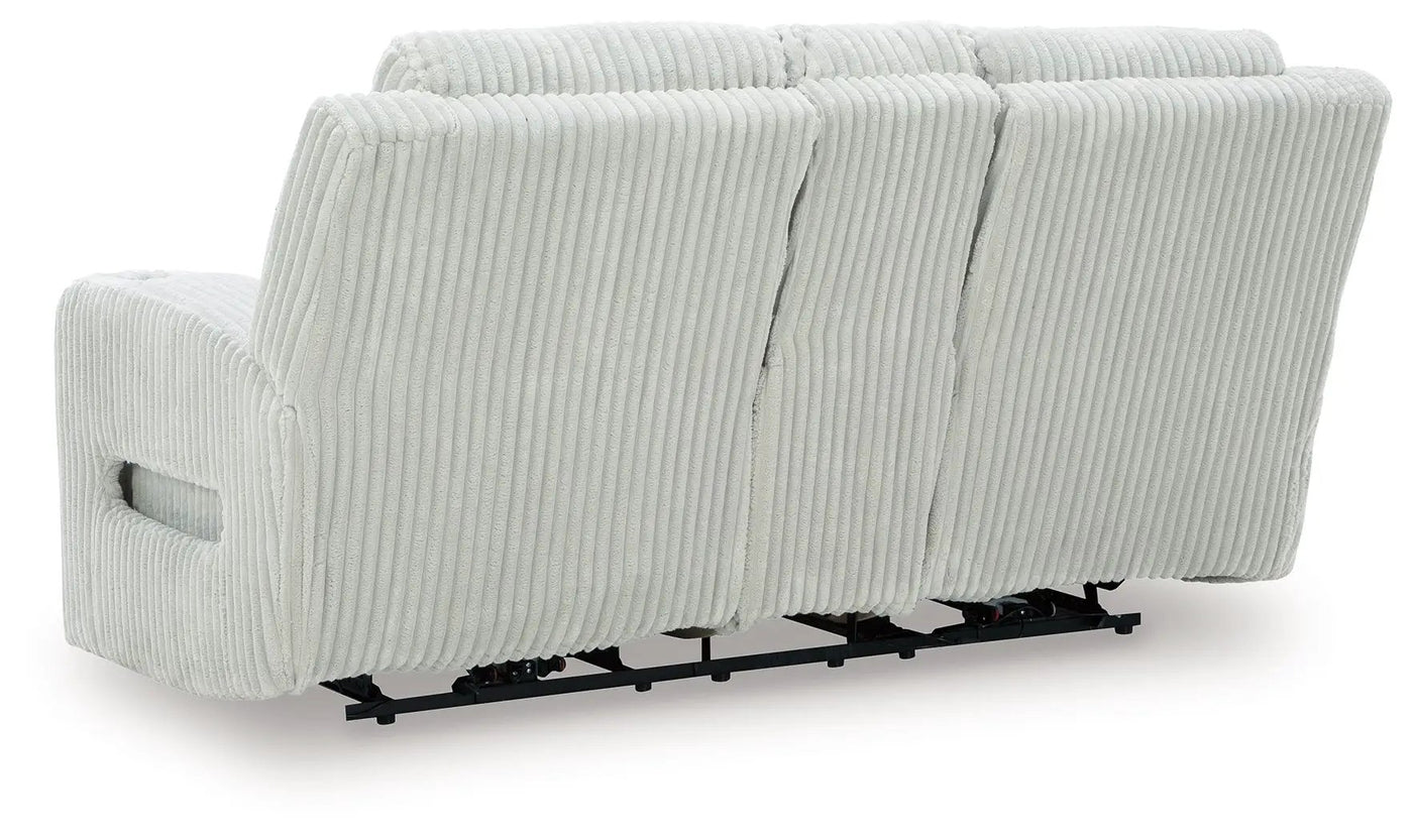 Forest Lake - Power Reclining Loveseat With Console / Adj Headrest by Unique Piece Furniture