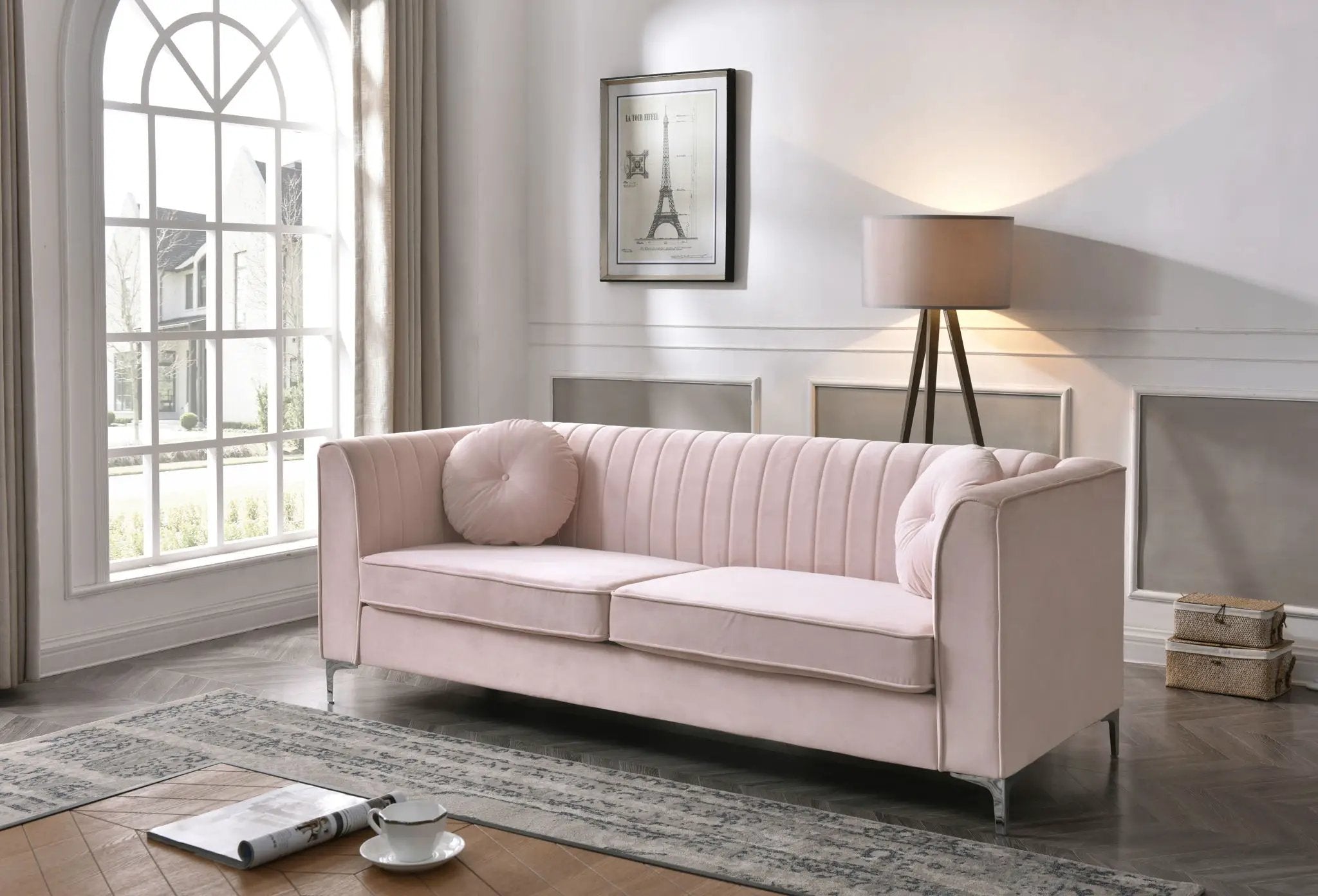 Delray - Micro Suede Sofa by HouseOfZazla