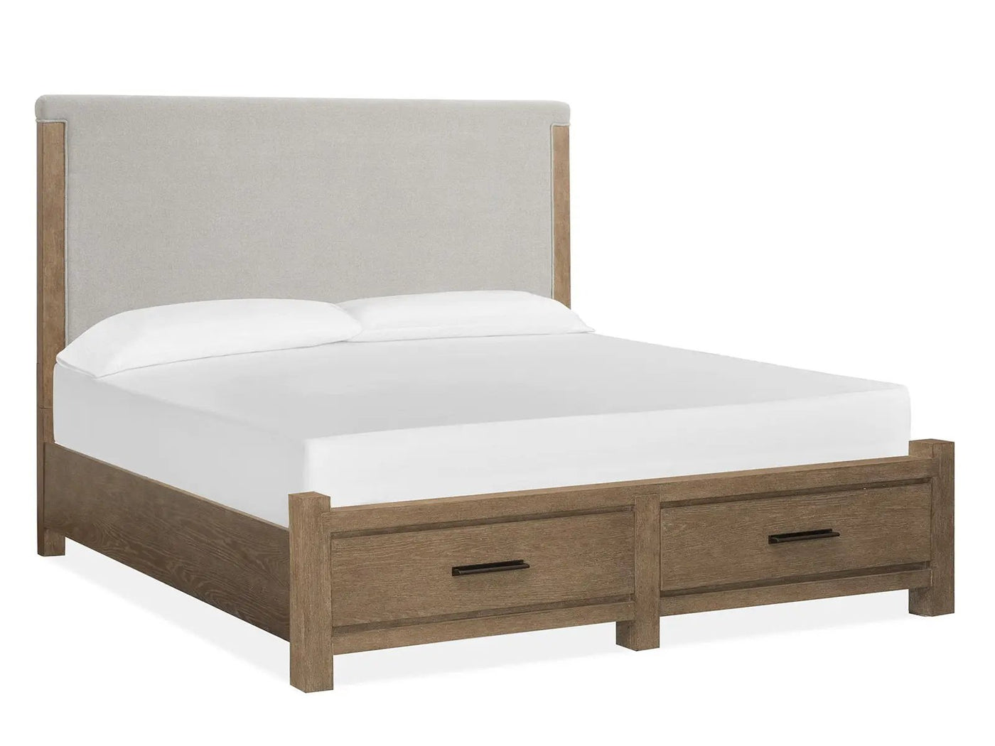 Plum Creek - Upholstered Panel Storage Bed by Unique Piece Furniture