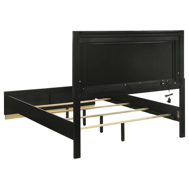 Caraway 4-piece Eastern King Bedroom Set Black by Unique Piece Furniture
