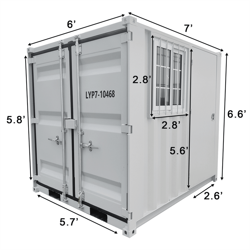 7ft Small Cubic Shipping Container by Chery Industrial