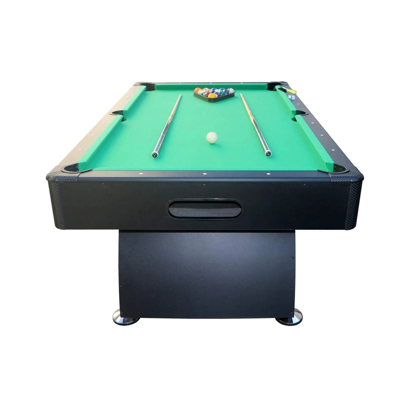 Premium 7FT Black Billiards Game Room Table For Home With Cue Sticks And Billiard Balls (SAK58210) by SAKSBY WHOLESALE