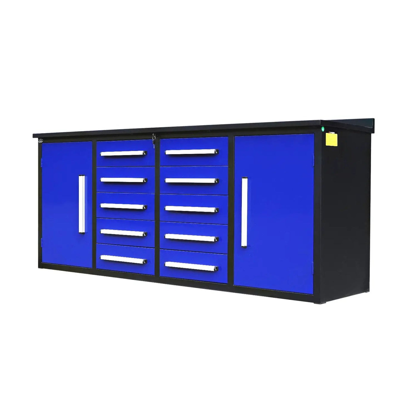 7ft Heavy Duty Workbench with 10 Drawers & 2 Cabinets by Chery Industrial