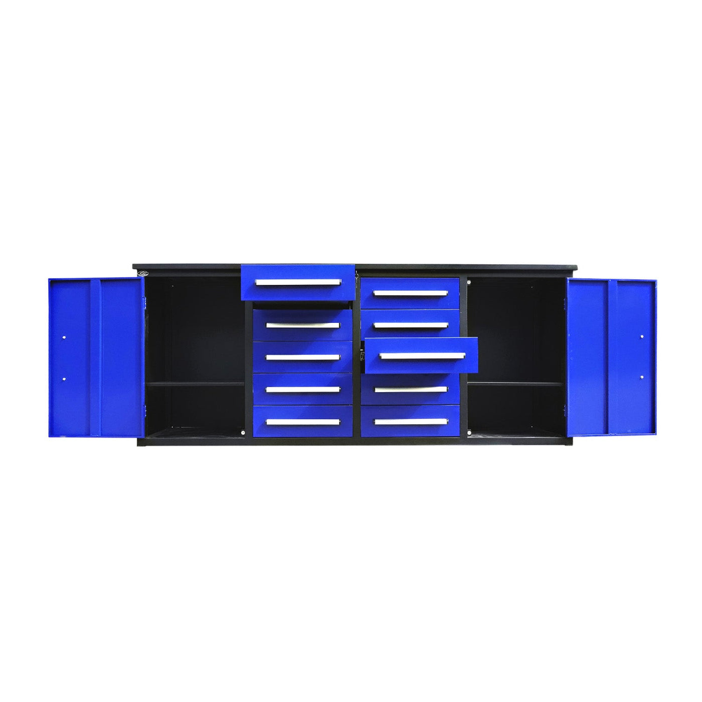 7ft Heavy Duty Workbench with 10 Drawers & 2 Cabinets by Chery Industrial