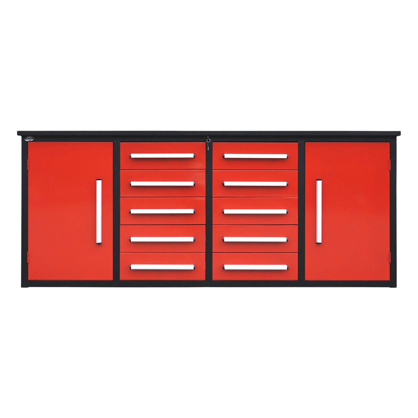 7ft Heavy Duty Workbench with 10 Drawers & 2 Cabinets by Chery Industrial