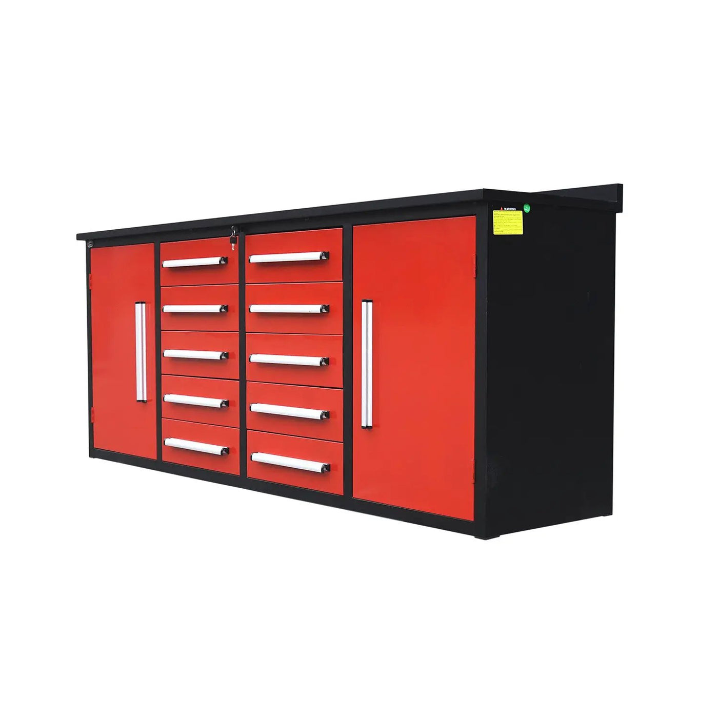 7ft Heavy Duty Workbench with 10 Drawers & 2 Cabinets by Chery Industrial