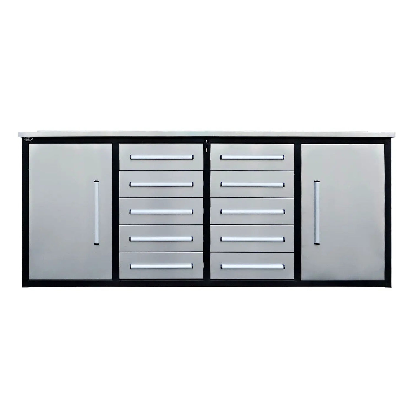7ft Heavy Duty Workbench with 10 Drawers & 2 Cabinets by Chery Industrial
