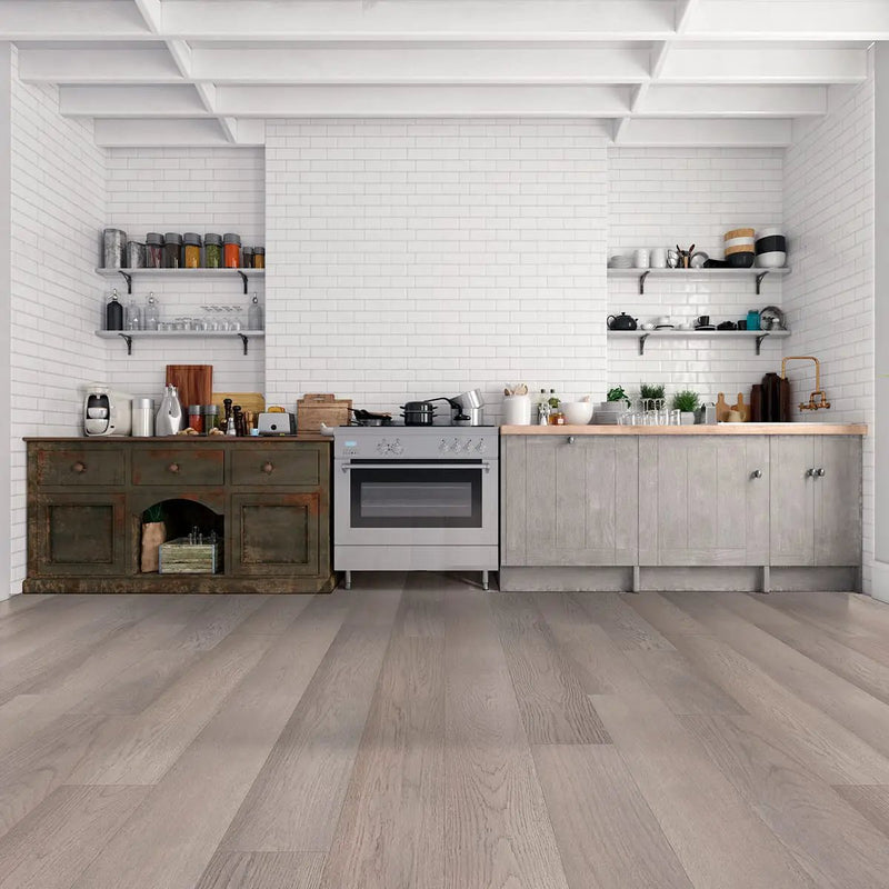 Mccarran Bourland Matte Wood Look Planks 9.5x86 in a finished room
