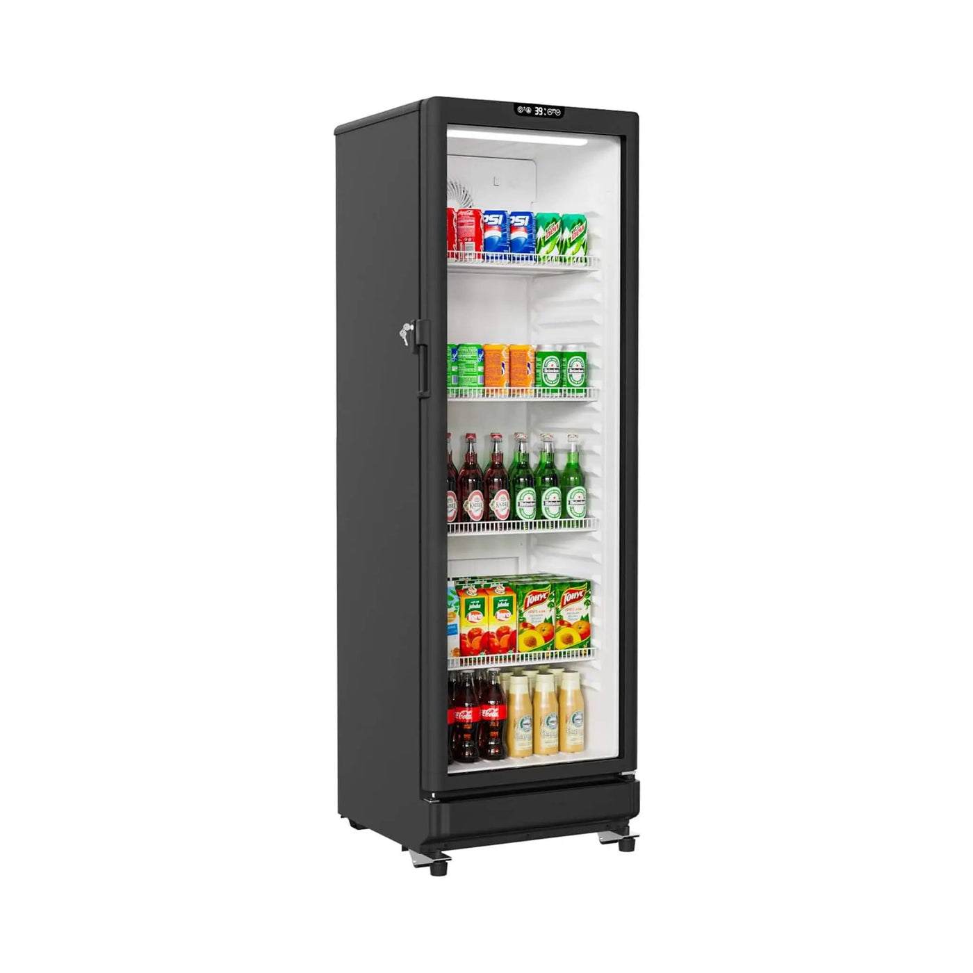 8.5 Cu.Ft Commercial Single Glass Door Beverage Merchandiser Refrigerator (SAK27946) by SAKSBY WHOLESALE