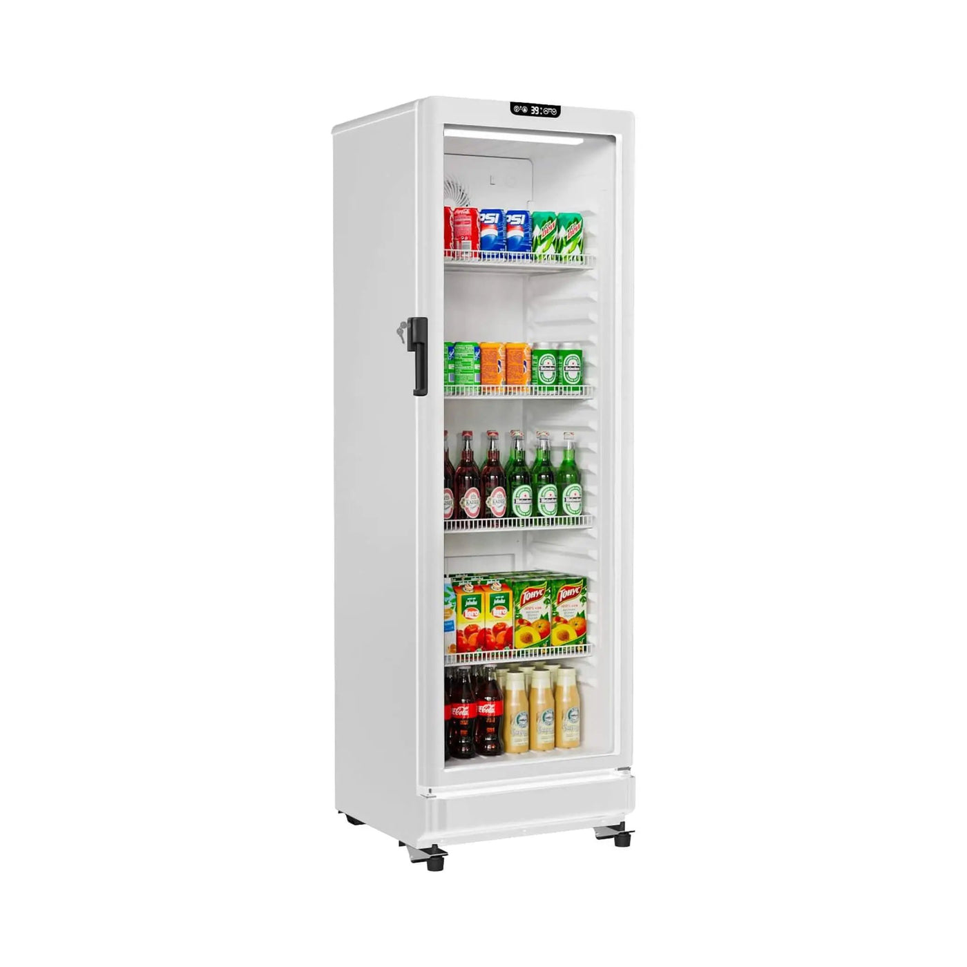 8.5 Cu.Ft Commercial Single Glass Door Beverage Merchandiser Refrigerator (SAK27946) by SAKSBY WHOLESALE