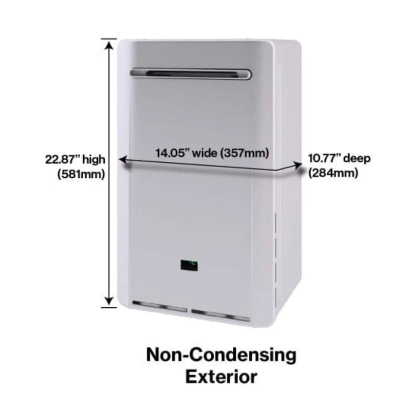 RN 8.5 GPM Indoor 180K BTU Non-Condensing Tankless Natural Gas Water Heater (SAK39176) by SAKSBY WHOLESALE