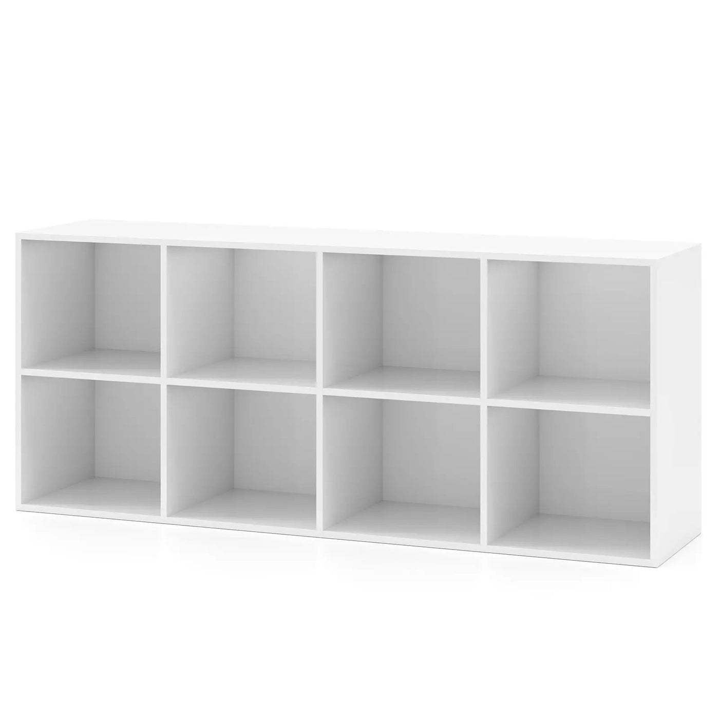 8-Cube Bookcase Bookshelf with 2 Anti-Tipping Kits Storage Organizer by DirectDeals