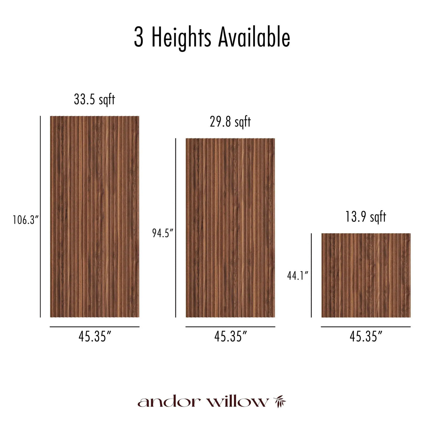 Fluted Wood Panels by andor willow