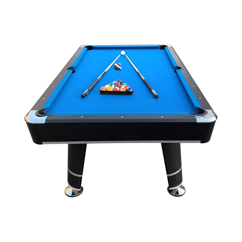 8-Foot Professional Blue Billiard Pool Table With Cues And Balls (SAK31628) by SAKSBY WHOLESALE