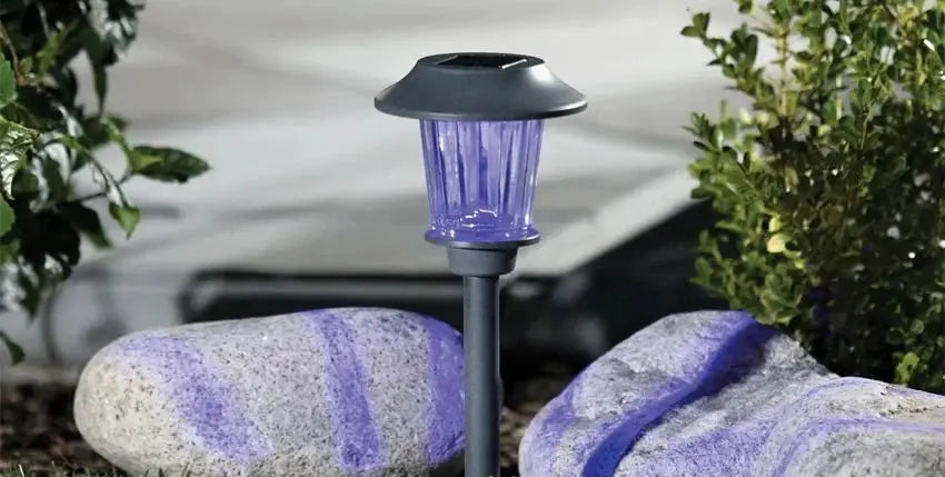 8 Pack Solar Pathway LED Lights Outdoor Color Changing -Stainless Steel by Outdoor Solar Outlet