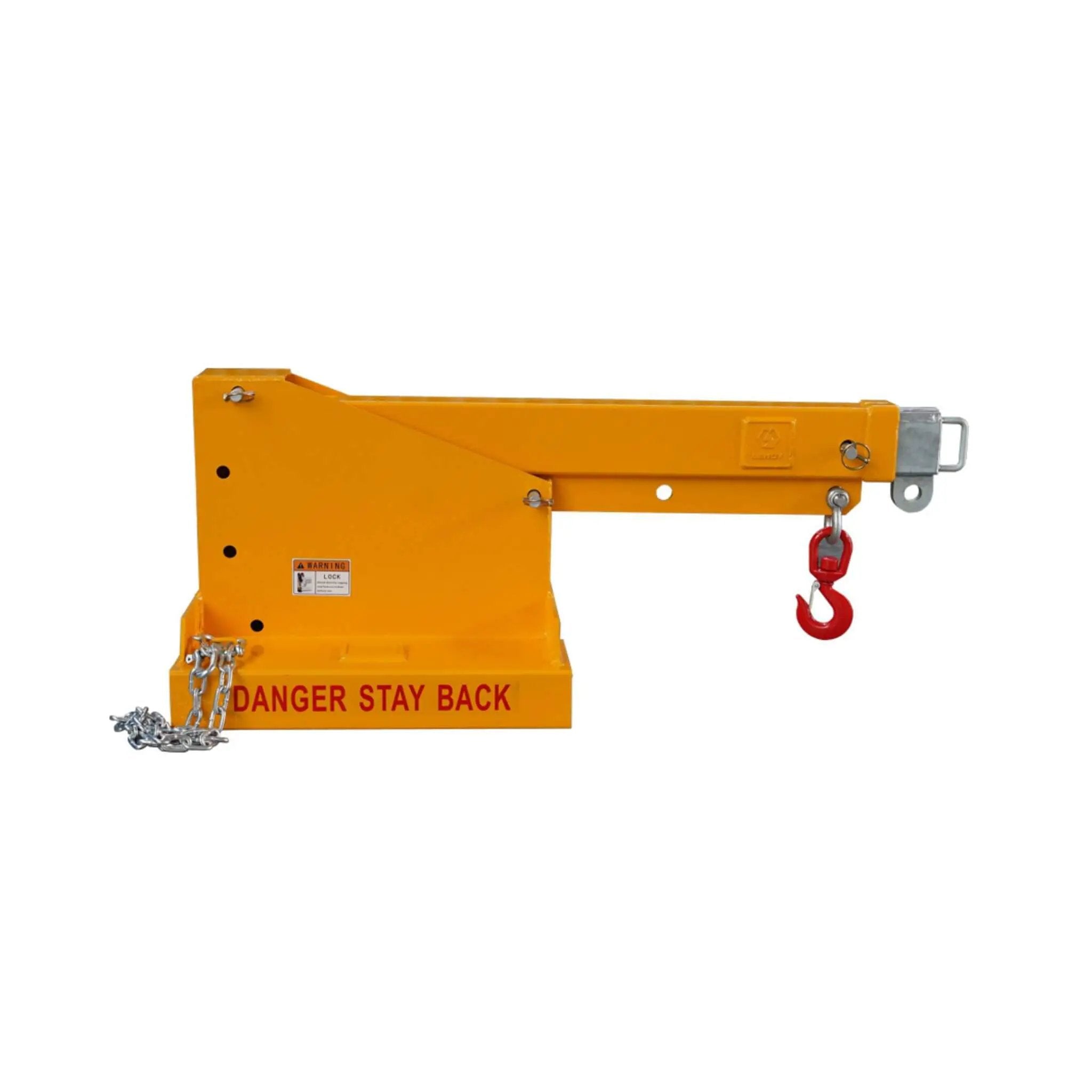 Heavy-Duty 80-Inch 2500KG Fork Mounted Telescopic Jib Boom Forklift Crane (SAK90437) by SAKSBY WHOLESALE