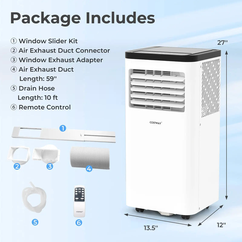 10000 BTU Portable Air Conditioner 3 in 1 Floor AC Unit by DirectDeals