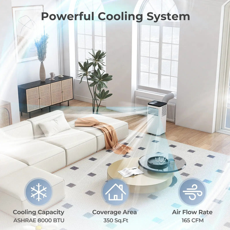 10000 BTU Portable Air Conditioner 3 in 1 Floor AC Unit Fan and Dehumidifier for Room by DirectDeals