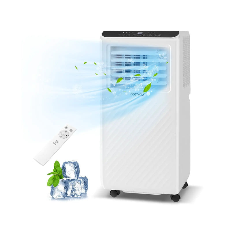 Portable Air Conditioner 8000 BTU 3-in-1 Cooling Fan Dehumidifier by DirectDeals