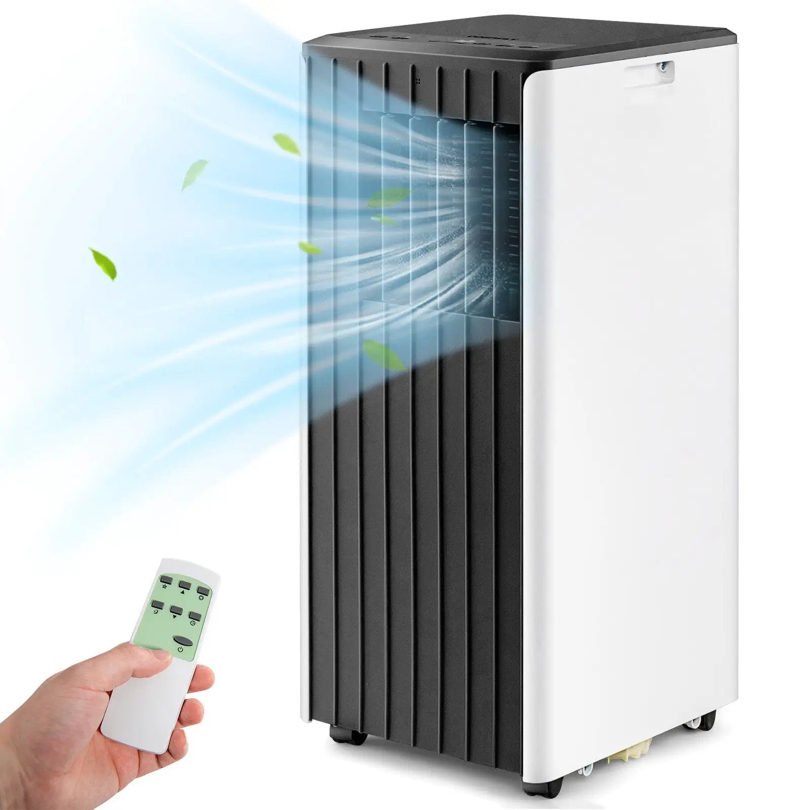 3-in-1 10000 BTU Air Conditioner with Humidifier and Smart Sleep Mode by DirectDeals