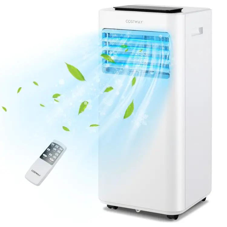 8000 BTU Portable Air Conditioner with Fan Dehumidifier Sleep Mode by DirectDeals