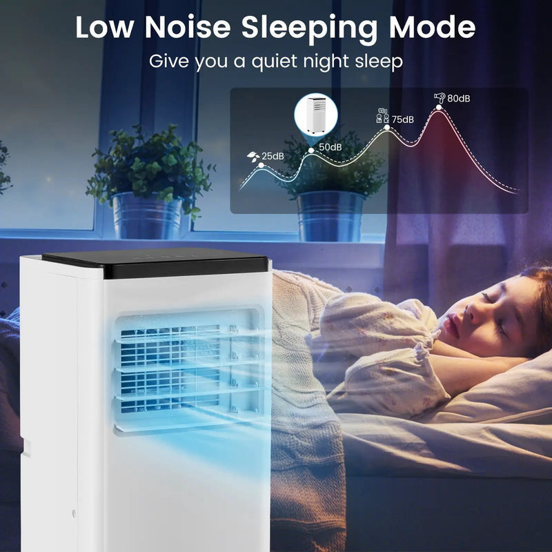 Portable Air Conditioner 8000 BTU with Remote Control by DirectDeals