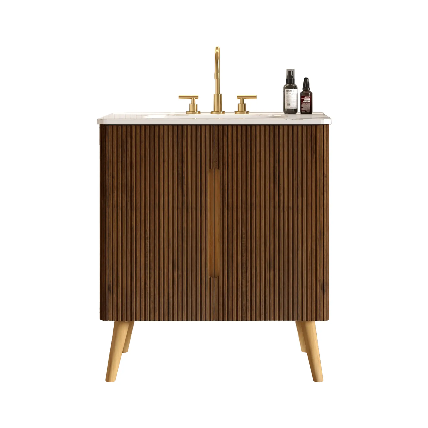 Etna 30"F Striped Bathroom Vanity by HouseOfZazla