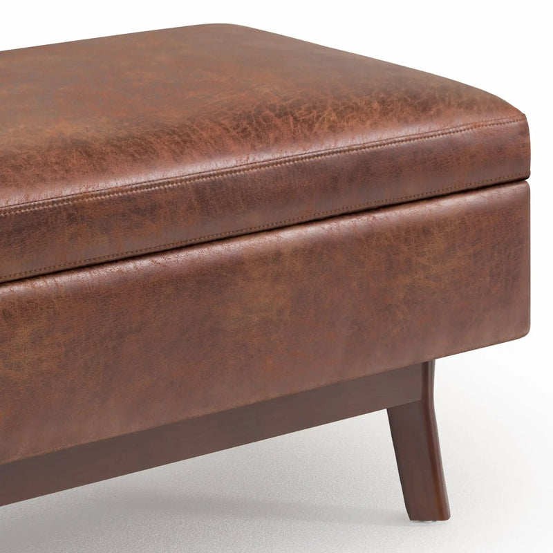Owen - Upholstered Rectangular Storage Ottoman by HouseOfZazla