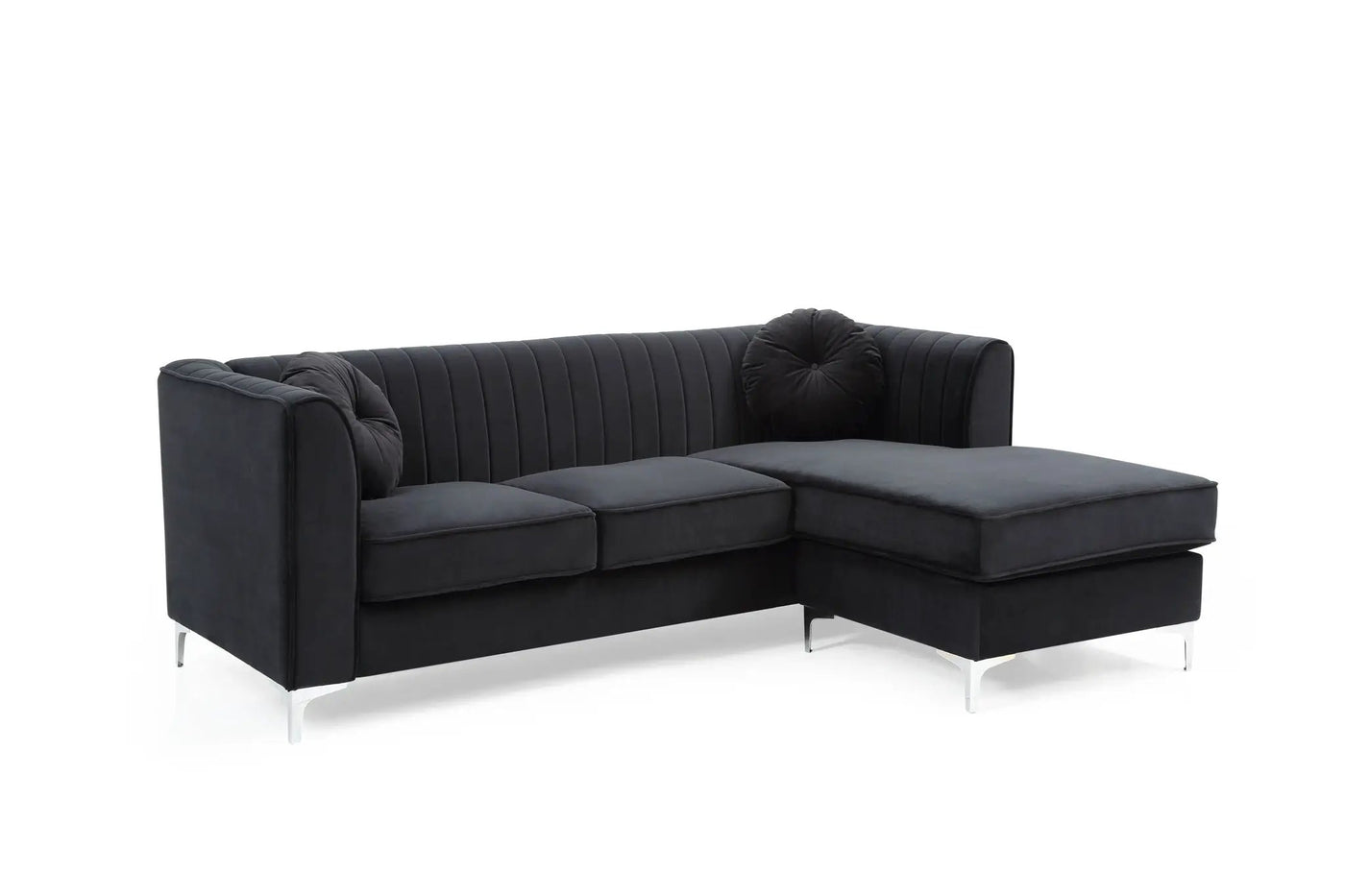 Delray - Micro Suede Sofa Chaise by HouseOfZazla