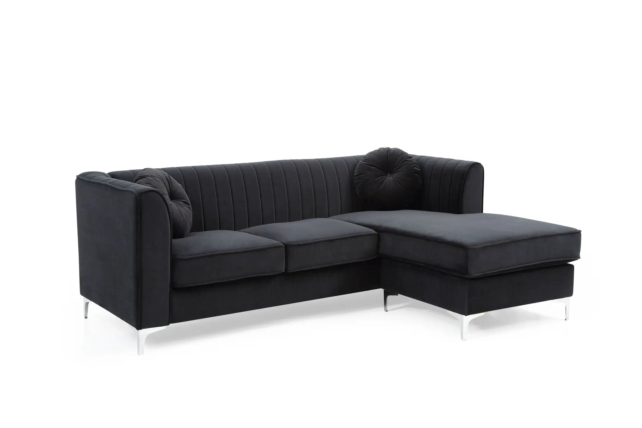 Delray - Micro Suede Sofa Chaise by HouseOfZazla