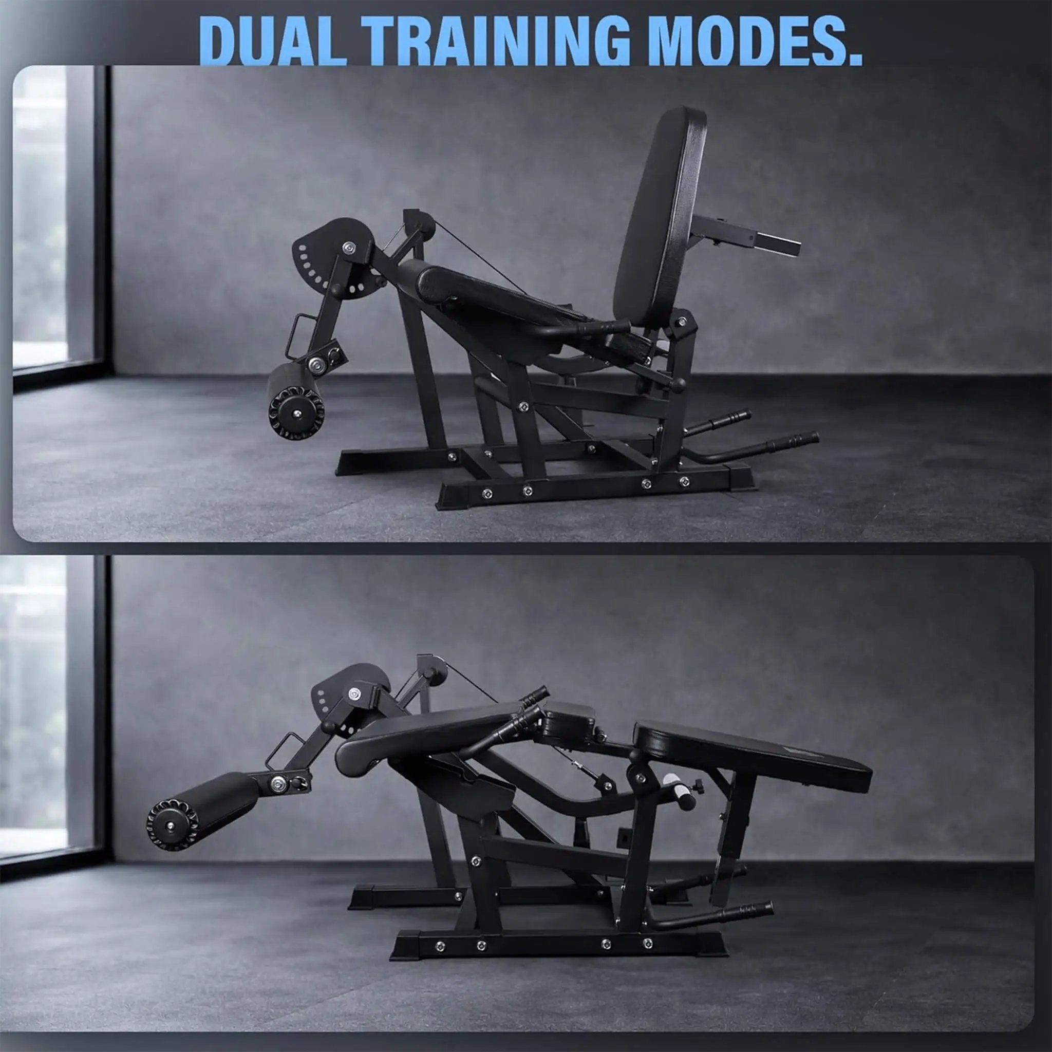 Rovix 800LBS Adjustable Lower Body Leg Extension And Curl Machine (SAK70528) by SAKSBY WHOLESALE