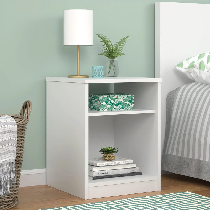 Open Shelf Nightstand - White by Unique Piece Furniture