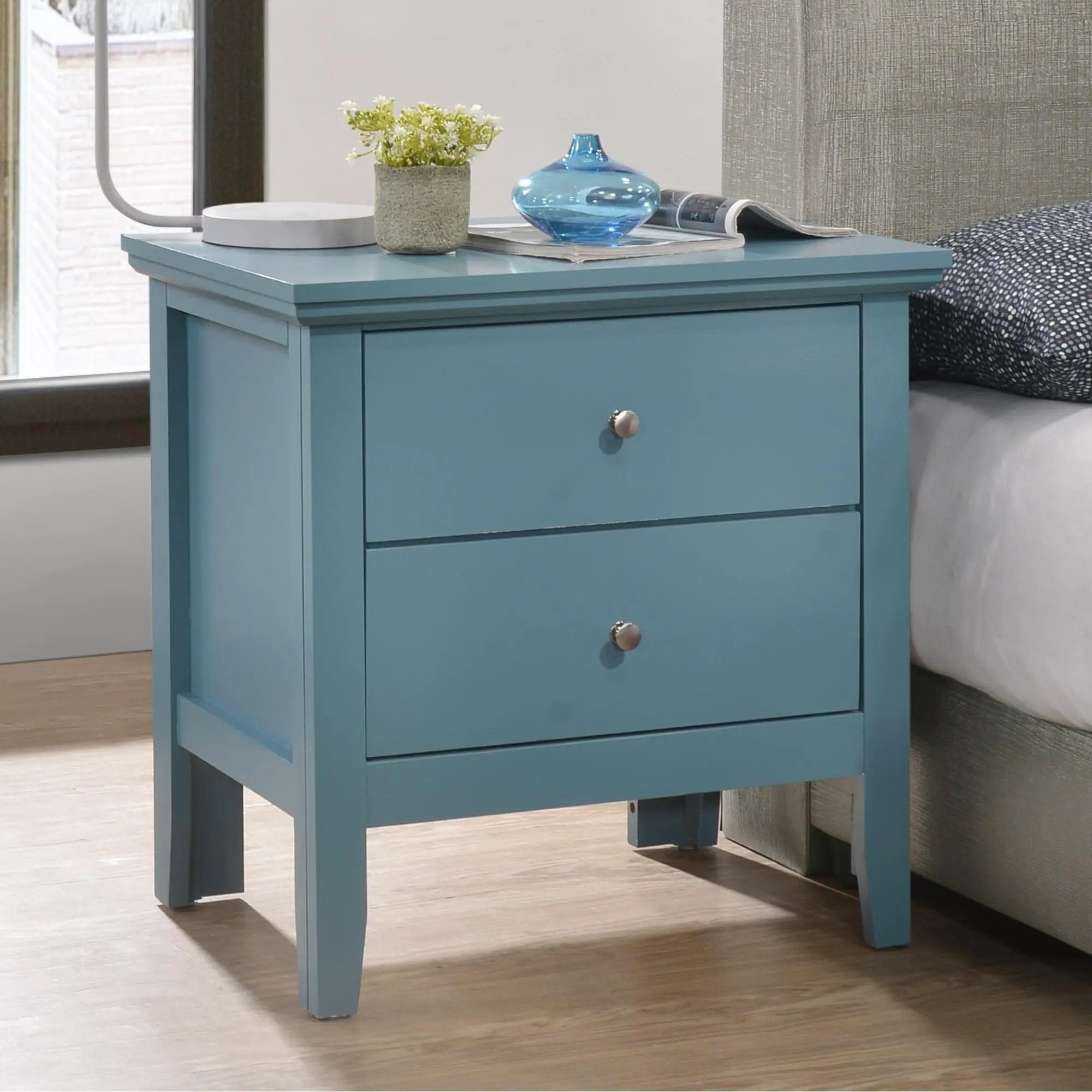 English Dovetailed Drawers Nightstand by Unique Piece Furniture