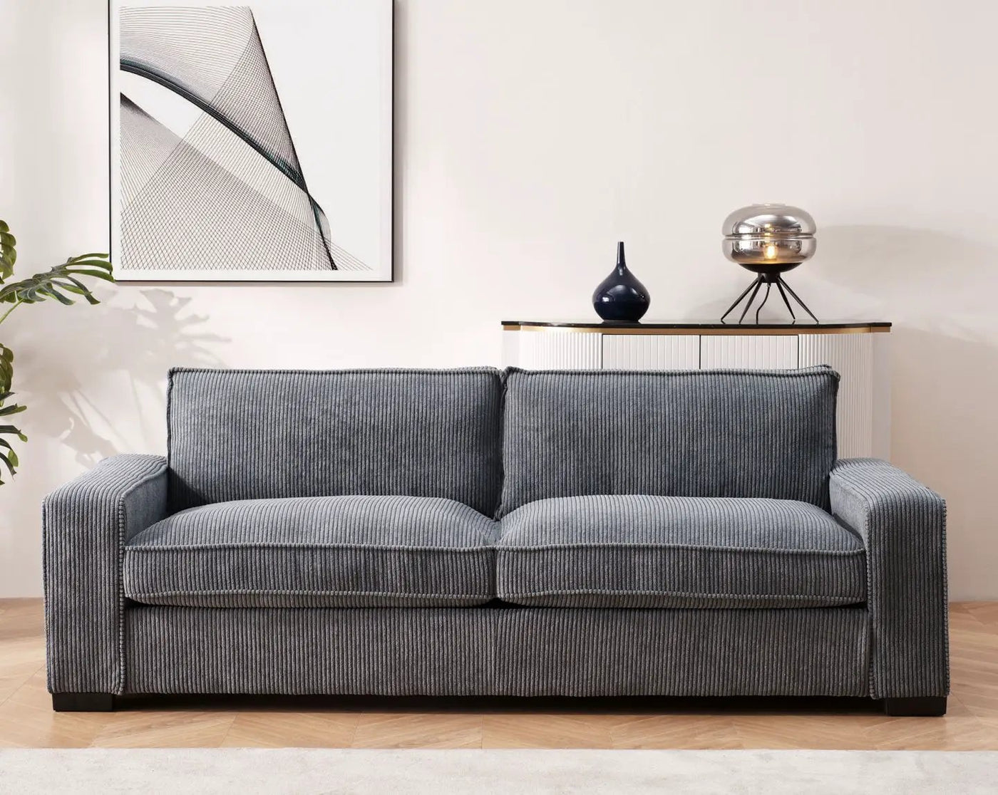 Luxe - Sofa With Sleek Design, Spacious And Comfortable 3 Seater Couch by Unique Piece Furniture
