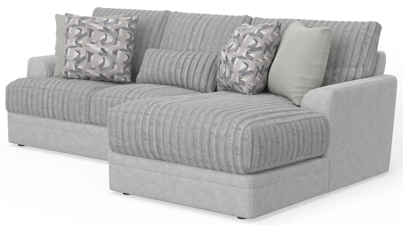 Titan - Sectional With Comfort Coil Seating And Accent Pillows Included by Unique Piece Furniture