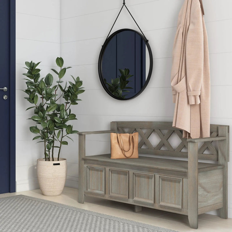 Amherst - Handcrafted Entryway Storage Bench by HouseOfZazla