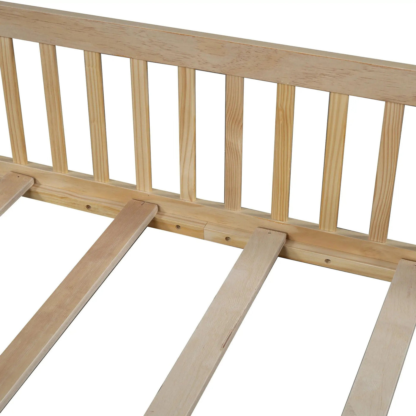 House Platform Bed With Guardrail by HouseOfZazla
