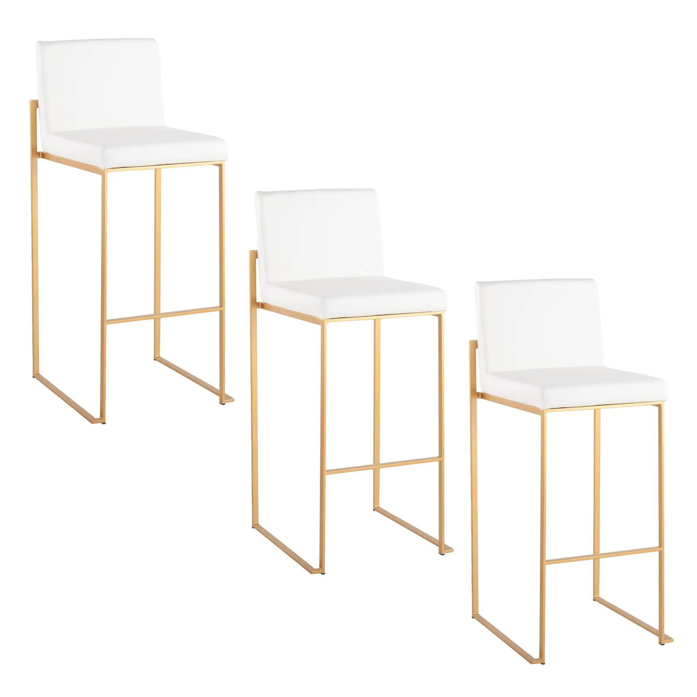 Fuji - Contemporary Design High Back Barstool by HouseOfZazla