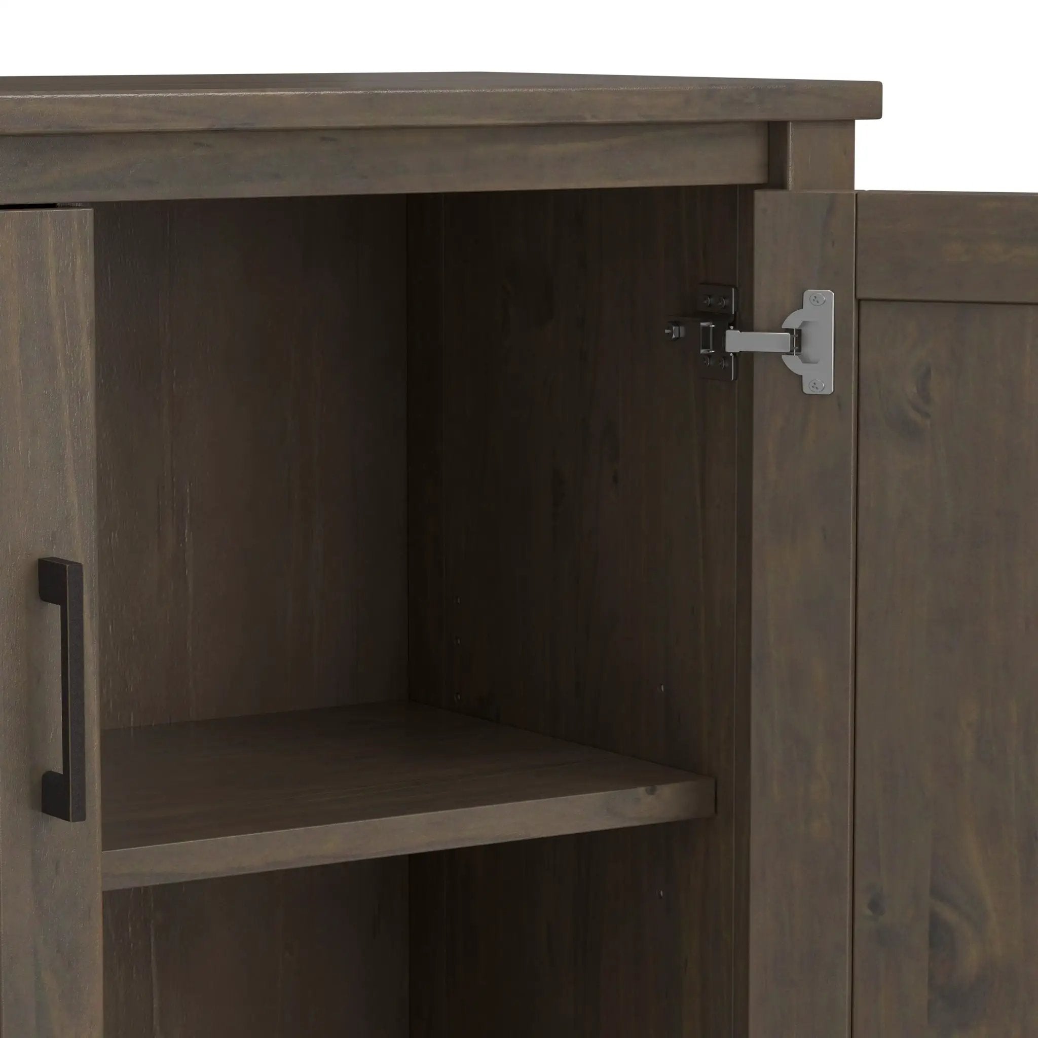 Ela - Low Storage Cabinet - Smoky Brown by HouseOfZazla