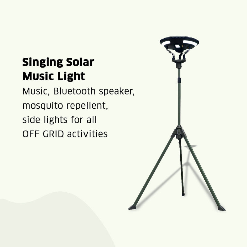 TRU De-LIGHT | Multipurpose Singing Music Solar LED Light | Garden, Camping Portable Light, Strong Bluetooth Speaker | Main Light + 3 Independent Detachable Multi Mode Lights, photo 15 of 17
