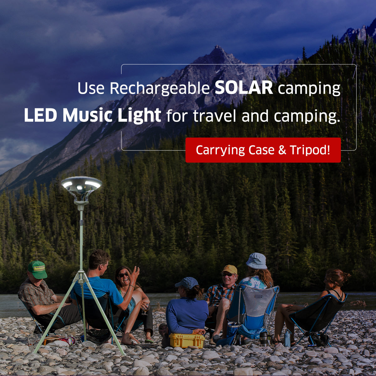 TRU De-LIGHT | Multipurpose Singing Music Solar LED Light | Garden, Camping Portable Light, Strong Bluetooth Speaker | Main Light + 3 Independent Detachable Multi Mode Lights, photo 14 of 17